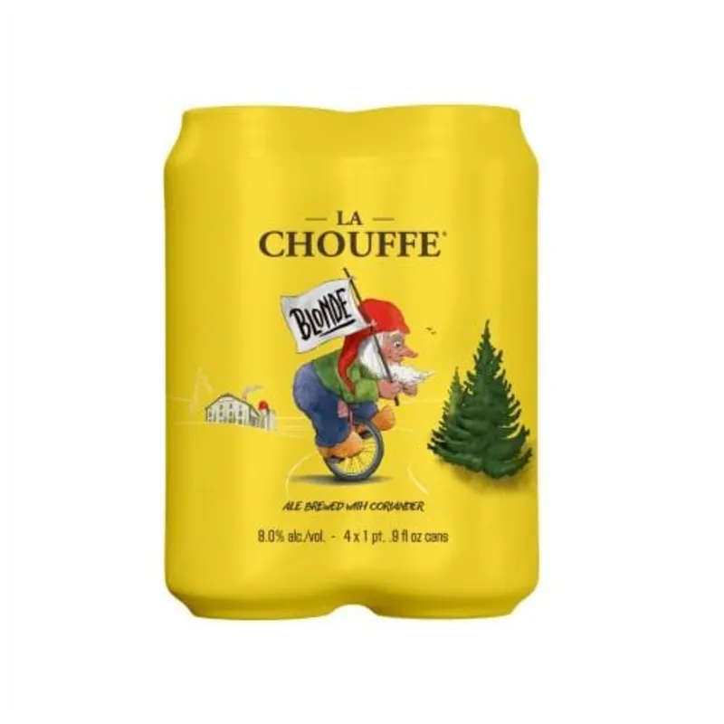 La Chouffe Blonde Belgian Beer view 1
