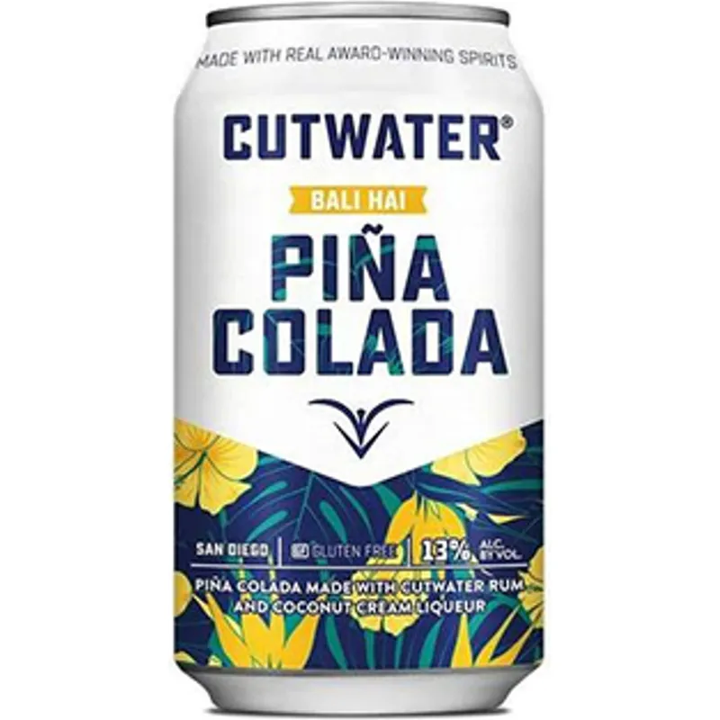Cutwater Pina Colada Rum Cocktail view 1