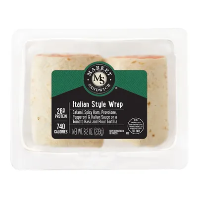 Market Sandwich Italian Style Wrap 9.1 oz