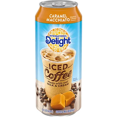 International Delight Caramel Macchiato Iced Coffee 15oz Can