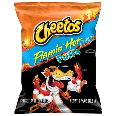 Cheetos Flamin' Hot Puffs 2.5 oz Bag