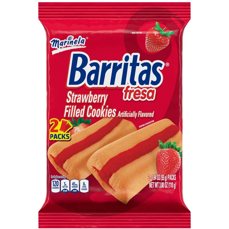 Marinela Barritas Strawberry Filled Cookie Bars view 1