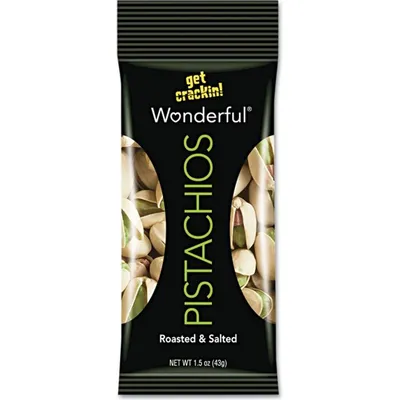 Wonderful Pistachios Roasted & Salted 1.5 oz Bag