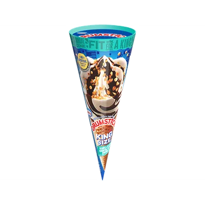 Drumstick King Size Vanilla with Chocolatey Swirls Sundae 5oz Box
