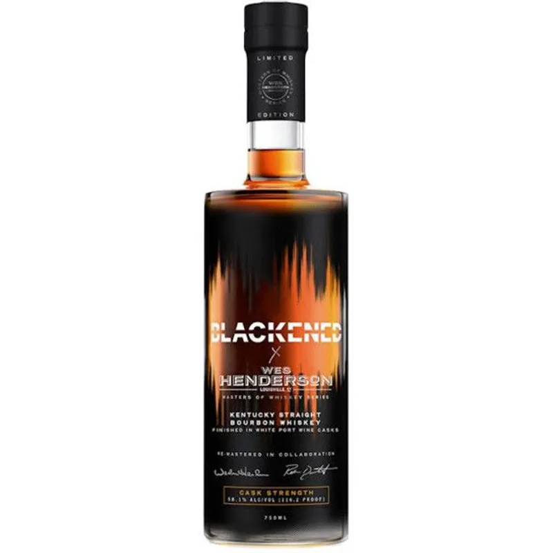 Blackened X Wes Henderson Kentucky Straight Bourbon Whiskey Finished in White Port Wine Casks view 1
