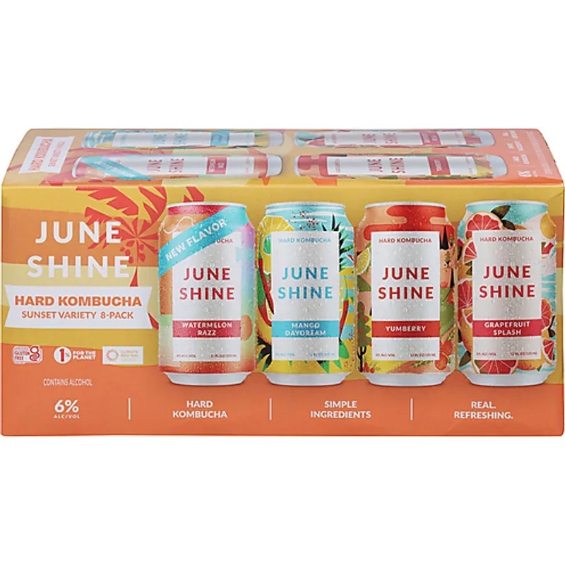 June Shine JuneShine Hard Kombucha Sunset Variety view 1