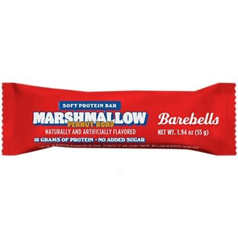 Barebells Protein Bar Marshmallow Peanut Road view 1
