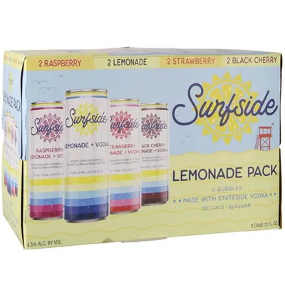 Surfside Lemonade Variety Pack 8pk 12oz Cans