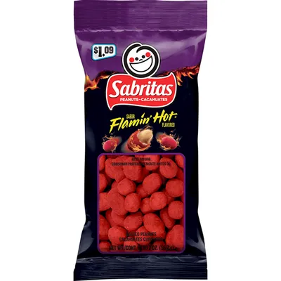 Sabritas Flamin' Hot Peanuts 1oz Pack