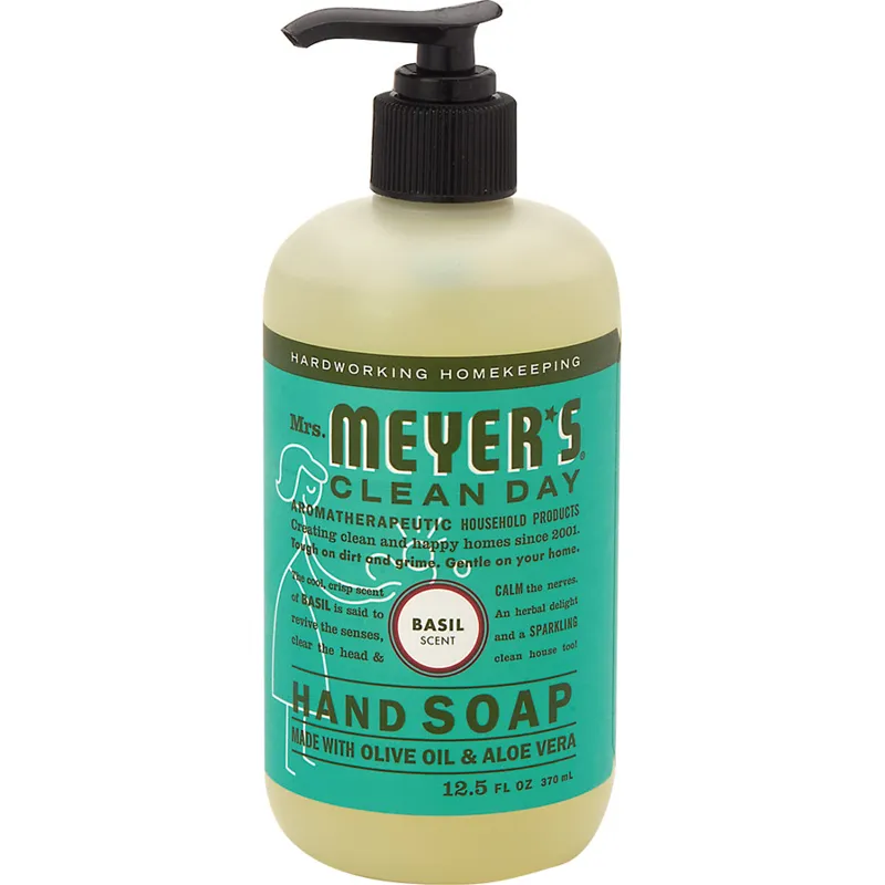 Mrs Meyers Hand Soap Basil view 1
