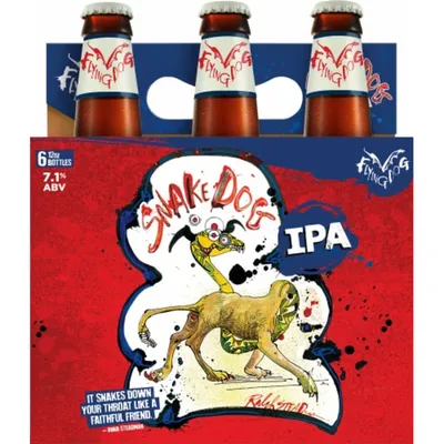 Flying Dog Snake Dog IPA 6 Pack 12oz Bottles