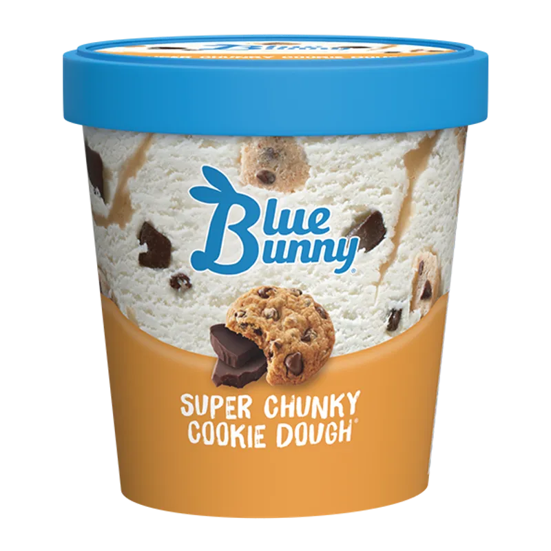Blue Bunny Super Chunky Cookie Dough Ice Cream view 1