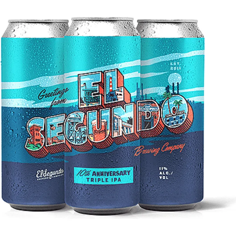 El Segundo Greetings From El Segundo 10th Anniversary Triple IPA view 1