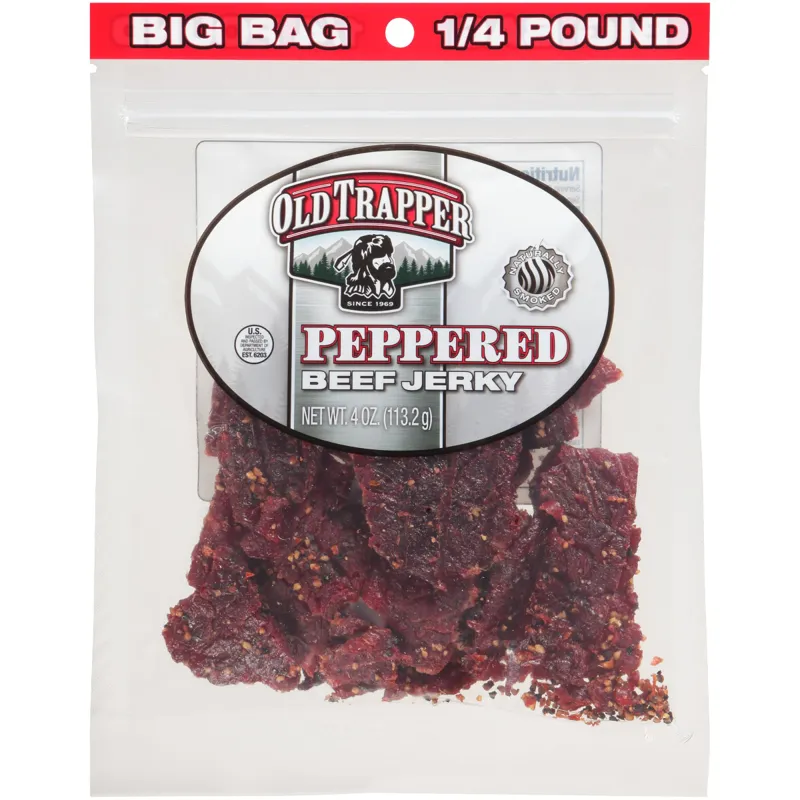 Old Trapper Peppered Beef Jerky view 1