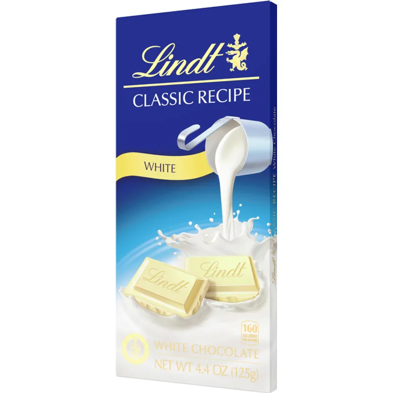 Lindt Classic Recipe Candy Bar White Chocolate Box view 1