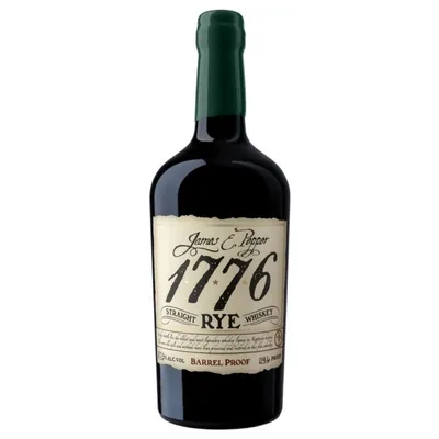 James E. Pepper 1776 Barrel Proof Straight Rye Whiskey 750ml