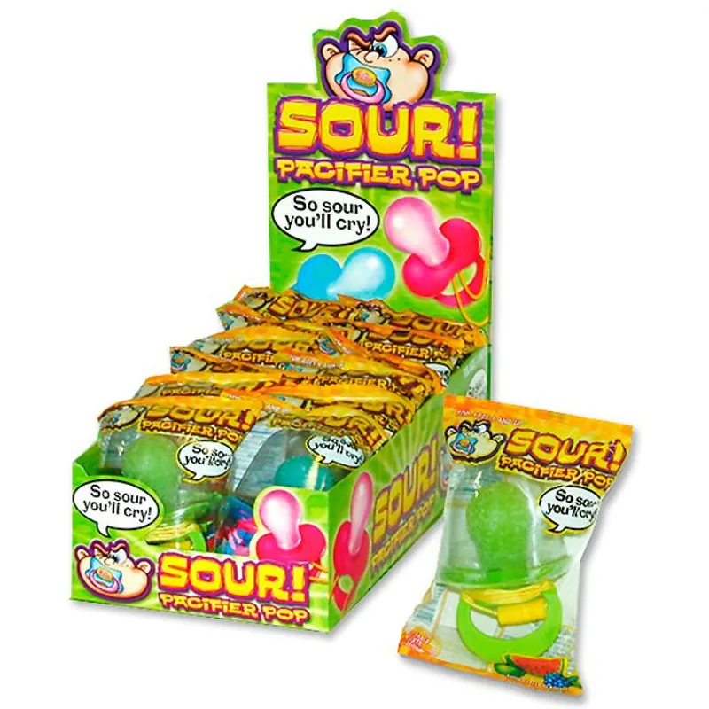 Flix Sour Pacifier Pop Lollipop view 1