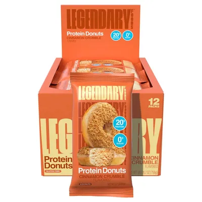 Legendary Foods Cinnamon Crumble Protein Donuts 2-pack 2.2 oz