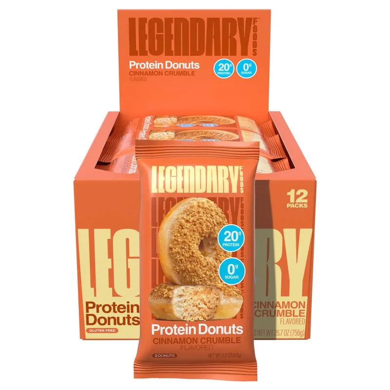Legendary Foods Cinnamon Crumble Protein Donuts view 1