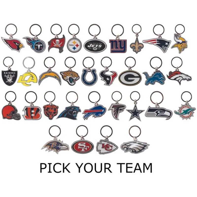 BMI NFL Team Key Chain view 1