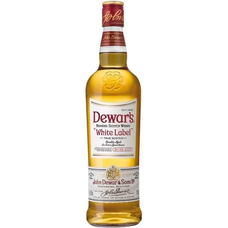 Dewars White Label Blended Scotch Whisky view 1