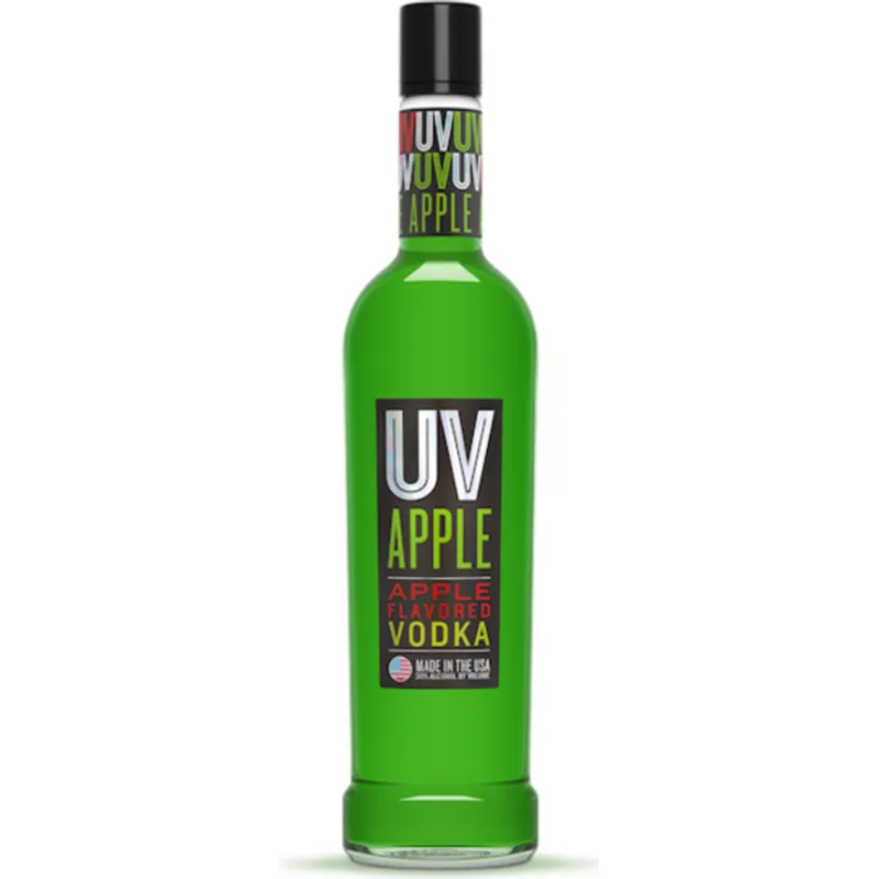 Uv Green Apple Vodka view 1