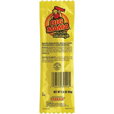 Penrose Big Mama Pickled Sausages 12 Pack 2.4oz Units Units