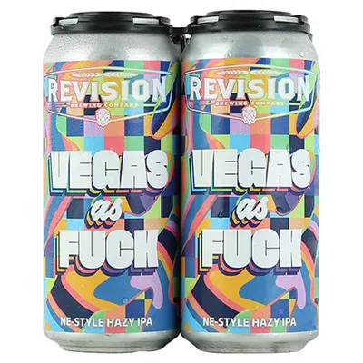 Revision Vegas As Fuck Hazy IPA 4 Pack 16 oz Cans