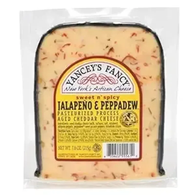 Yancey's Fancy Jalapeno & Peppadew Aged Cheddar Cheese view 1