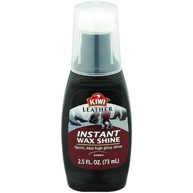 Kiwi Leather Instant Wax Shine Black view 1