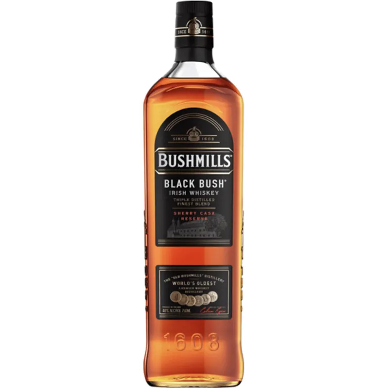 Bushmills Black Bush Irish Whiskey view 1