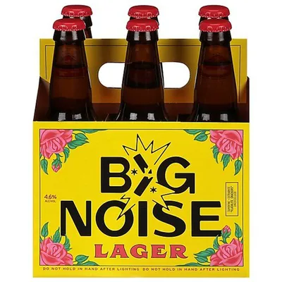 Big Noise Lager 6 Pack 12 oz Bottles