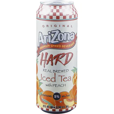 Arizona Hard Iced Tea With Peach 650mL Can