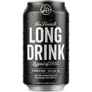 Long Drink Strong Citrus Soda. Real Liquor.