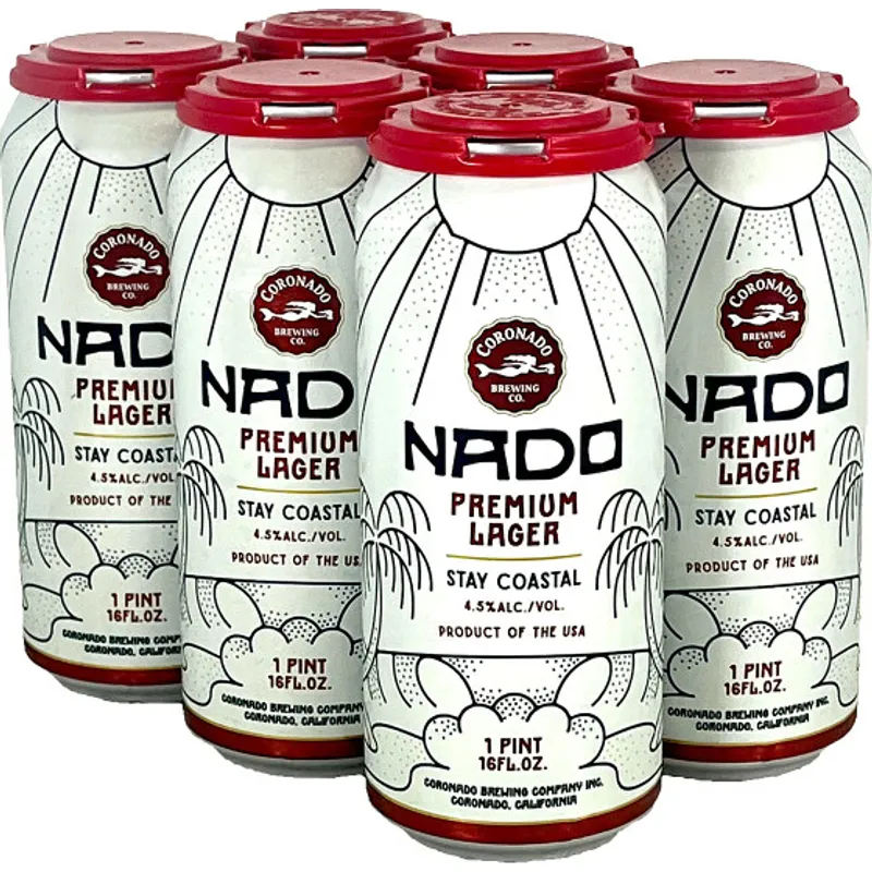 Coronado Brewing Nado Premium Lager view 1