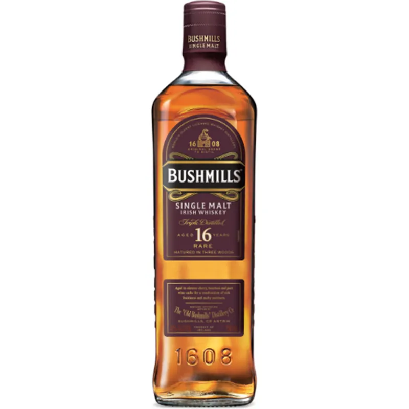 Bushmills Single Malt Irish Whiskey 16 Year view 1