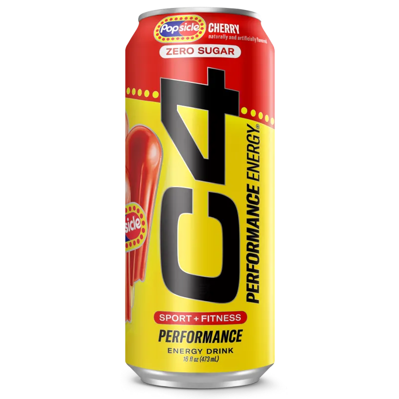 C4 Performance Energy Zero Sugar Cherry Popsicle Energy Drink view 1