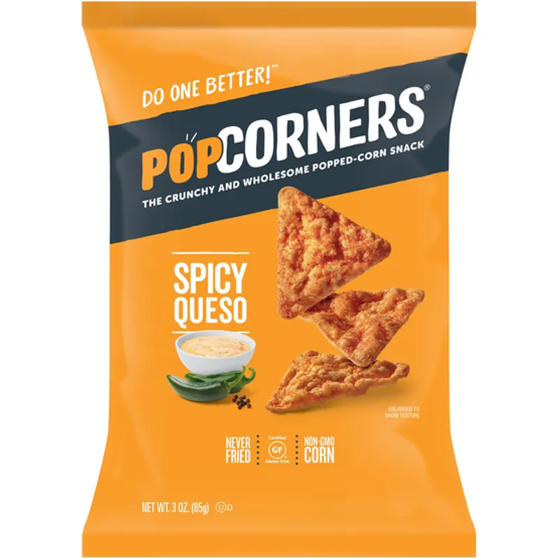 Popcorners Spicy Queso Popped Corn Snack view 1