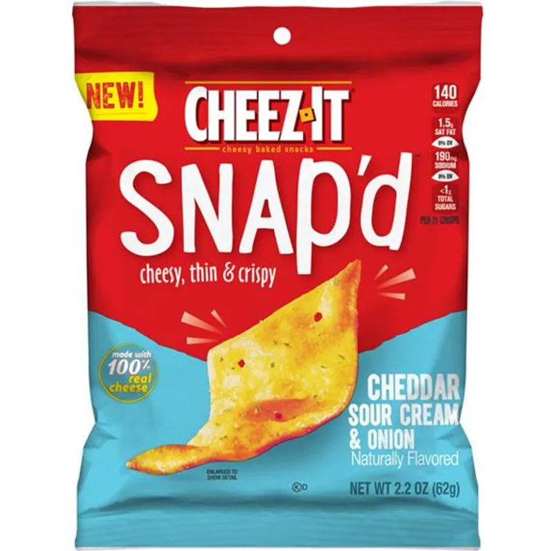 Cheez-It Snapped Cheddar Sour Cream Onion view 1