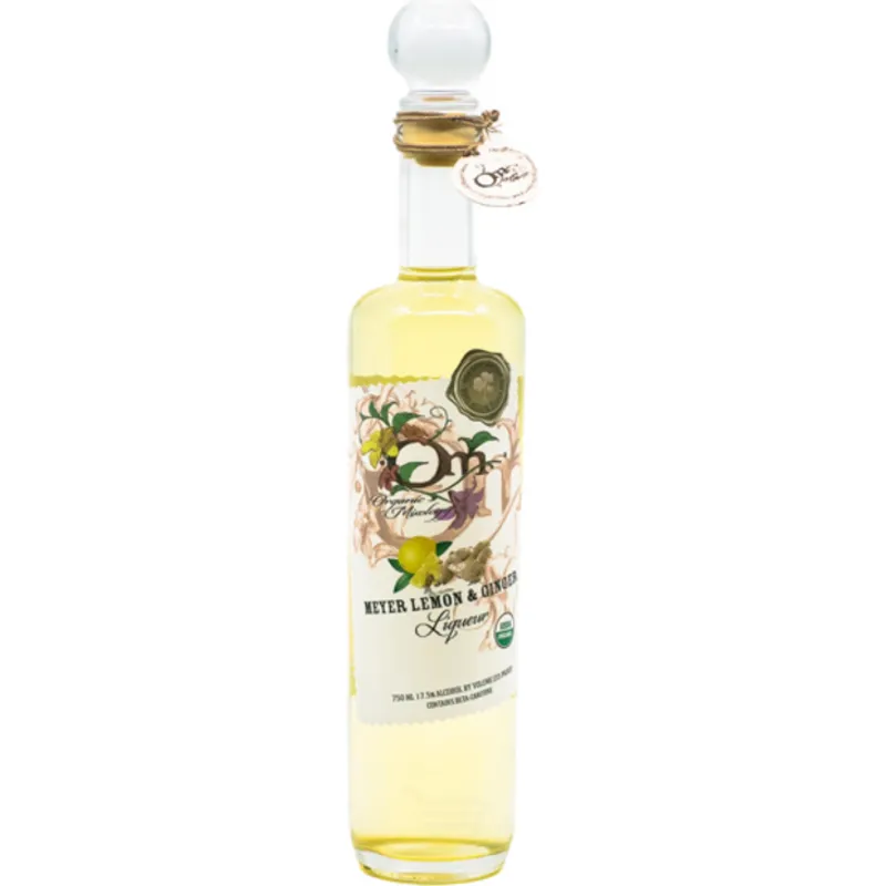 Organic Mixology Meyer Lemon & Ginger Liqueur view 1
