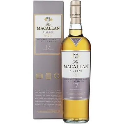 The Macallan Fine Oak 17 Year Old Single Malt Scotch Whisky 750ml Bottle