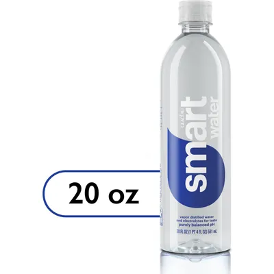 Glaceau Smart Water Vapor Distilled Water 20 oz Bottle