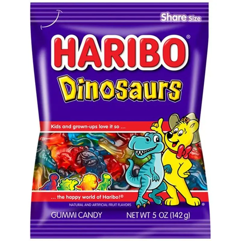 Haribo Dinosaur Gummy Candy Share view 1