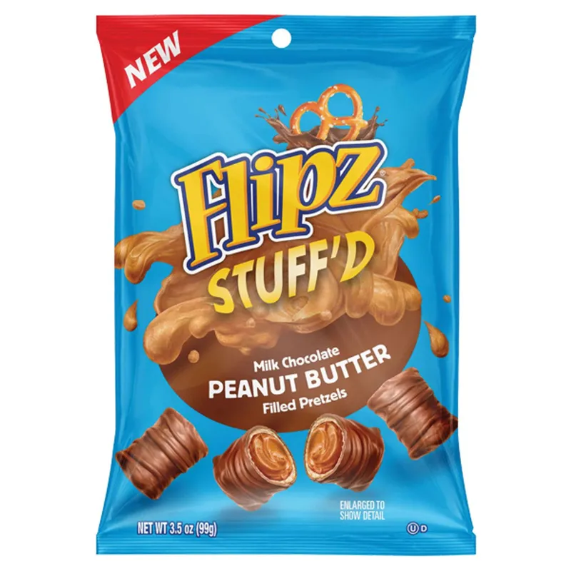 Flipz Stuff'd Milk Chocolate Peanut Butter Pretzels Bag view 1