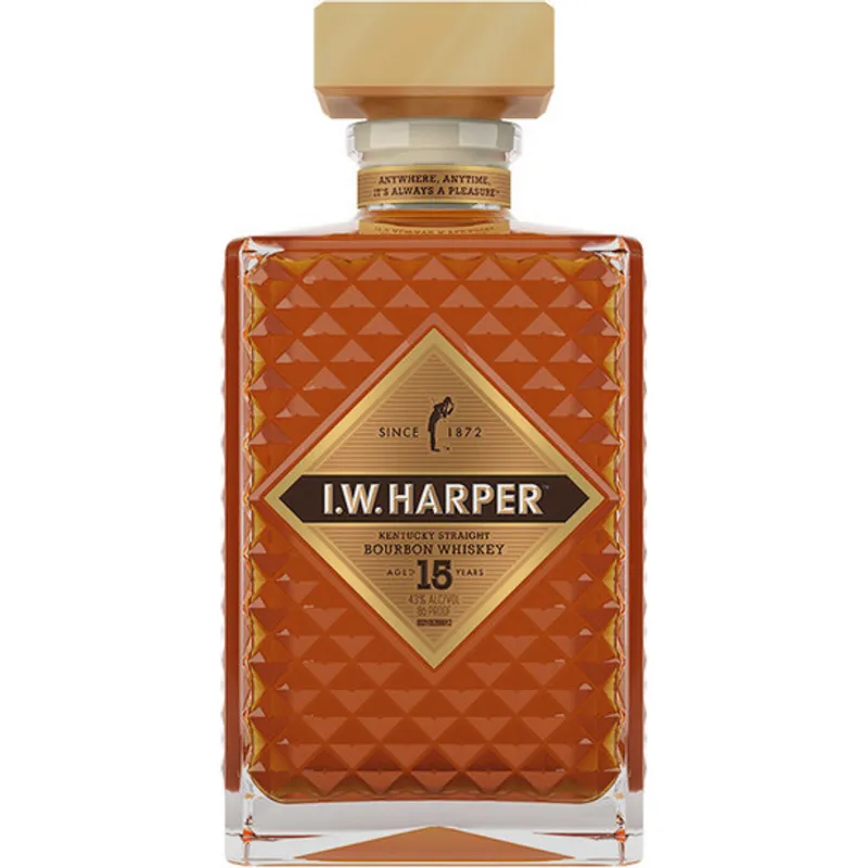 I.w. Harper 15 Year Old Bourbon Whiskey view 1