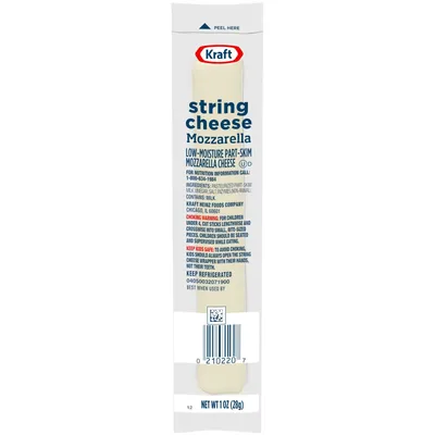 Kraft Mozzarella String Cheese 1 oz Stick