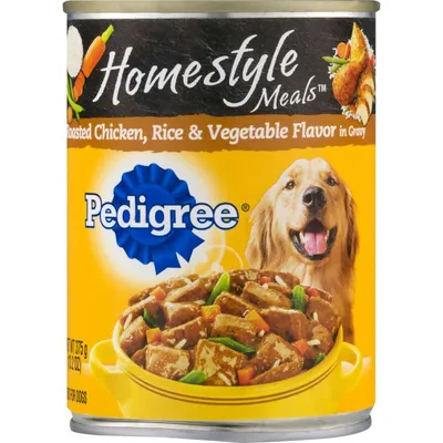 Pedigree Choice Cuts in Gravy Roasted Chicken with Rice & Vegetables 13.2 oz can