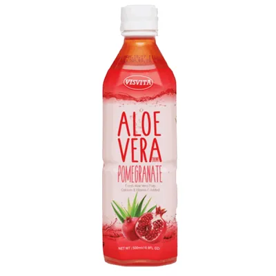 Visvita Aloe Vera Pomegranate 16.9 oz Bottle