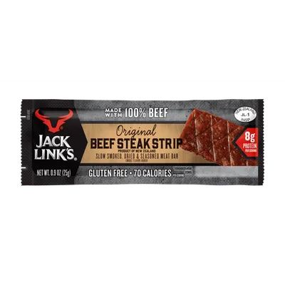Jack Link's Bar Beef Strip Original 0.9 oz Clip Strip