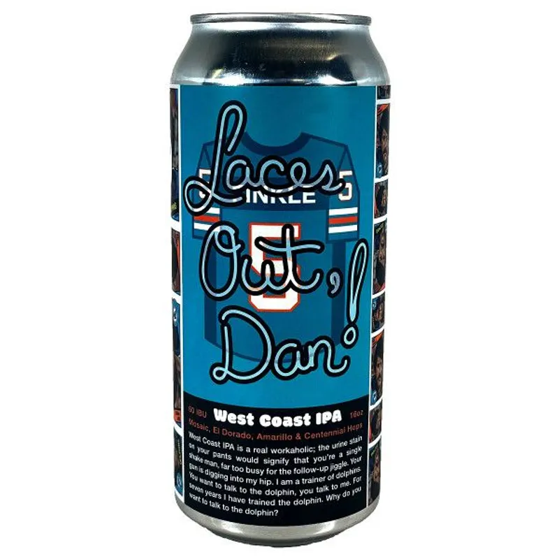 Rad Beer Company Laces Out Dan West Coast IPA view 1